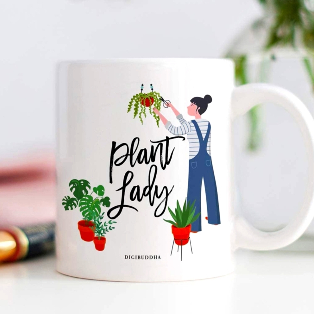 DigiBuddha New Plant Lady Mug 11Oz.